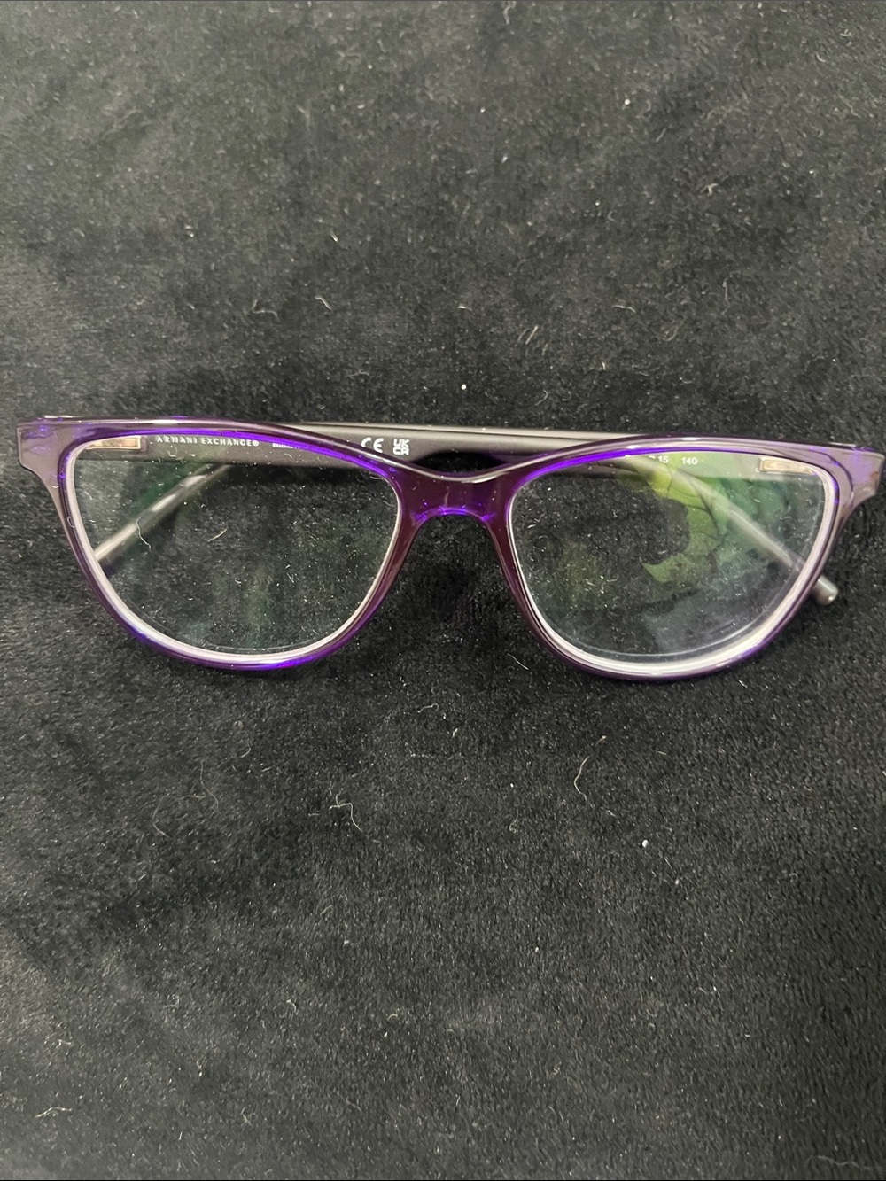 A/X Exchange Armani Purple reading frames